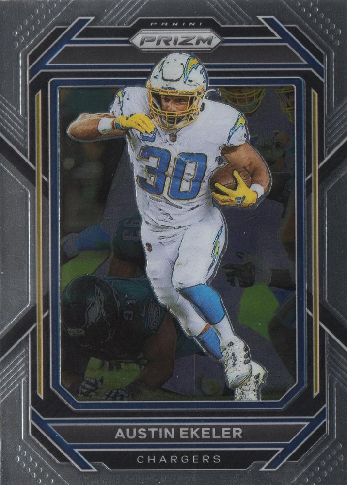 #150 Austin Ekeler - Los Angeles Chargers - 2022 Panini Prizm Football