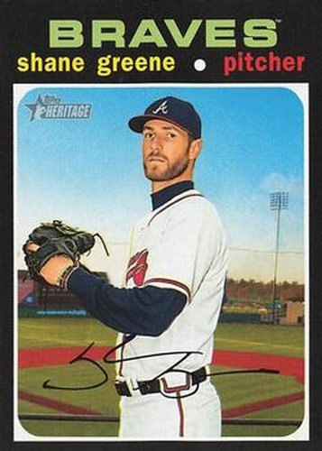 #150 Shane Greene - Atlanta Braves - 2020 Topps Heritage Baseball