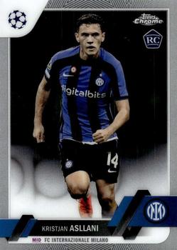 #150 Kristjan Asllani - Inter Milan - 2022-23 Topps Chrome UEFA Club Competitions Soccer