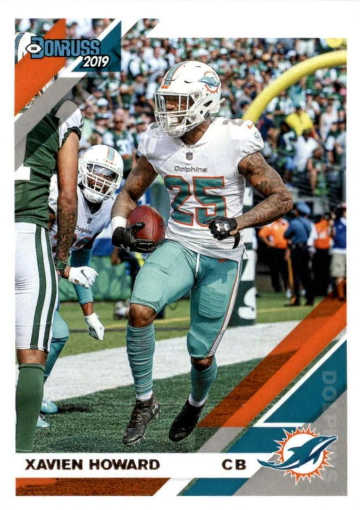 #150 Xavien Howard - Miami Dolphins - 2019 Donruss Football