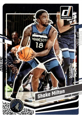 #150 Shake Milton - Minnesota Timberwolves - 2023-24 Donruss Basketball