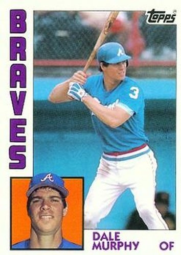 #150 Dale Murphy - Atlanta Braves - 1984 Topps Baseball
