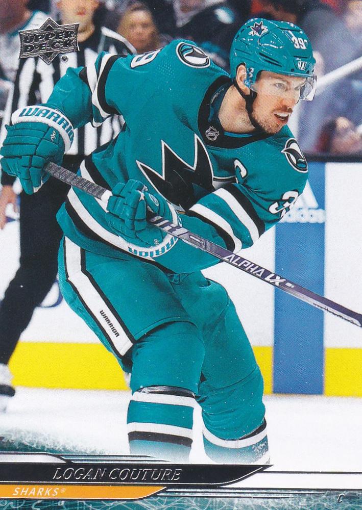 #150 Logan Couture - San Jose Sharks - 2024-25 Upper Deck Hockey