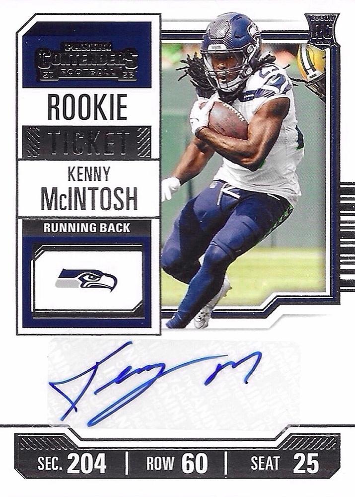 #150 Kenny McIntosh - Seattle Seahawks - 2023 Panini Contenders Football