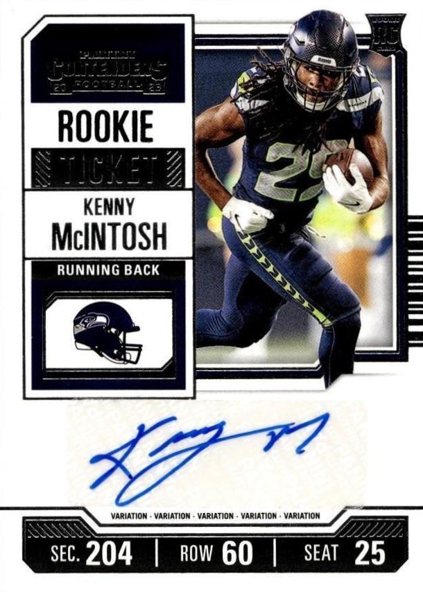 #150b Kenny McIntosh - Seattle Seahawks - 2023 Panini Contenders Football