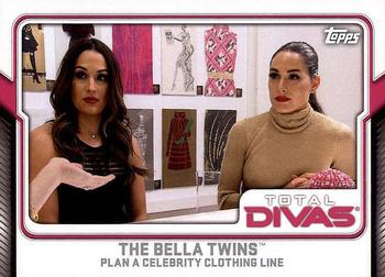 #16 The Bella Twins - 2017 Topps WWE - Total Divas Wrestling