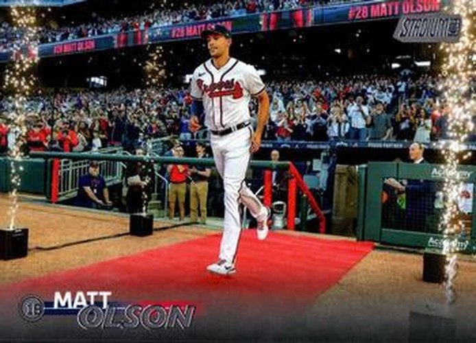 #151 Matt Olson - Atlanta Braves - 2023 Stadium Club Baseball