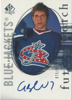 #151 Gilbert Brule - Columbus Blue Jackets - 2005-06 SP Authentic Hockey