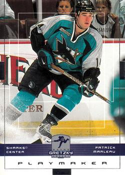 #151 Patrick Marleau - San Jose Sharks - 1999-00 Upper Deck Wayne Gretzky Hockey