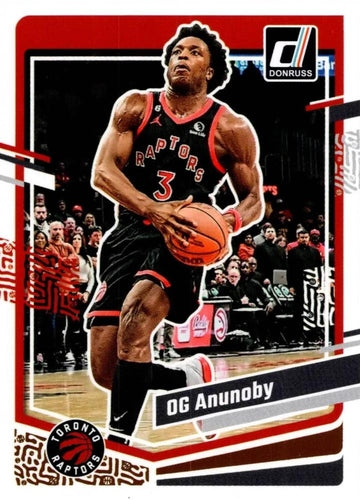 #151 OG Anunoby - Toronto Raptors - 2023-24 Donruss Basketball