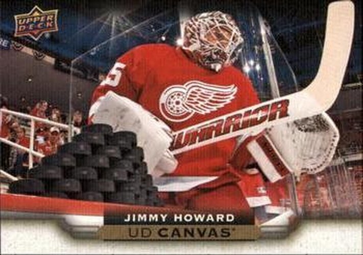 #C151 Jimmy Howard - Detroit Red Wings - 2015-16 Upper Deck - UD Canvas Hockey