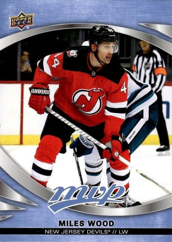 #151 Miles Wood - New Jersey Devils - 2023-24 Upper Deck MVP - Ice Battles Hockey