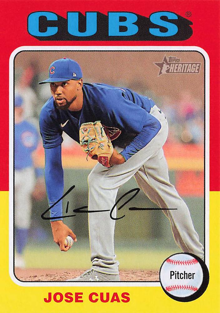 #151 Jose Cuas - Chicago Cubs - 2024 Topps Heritage Baseball