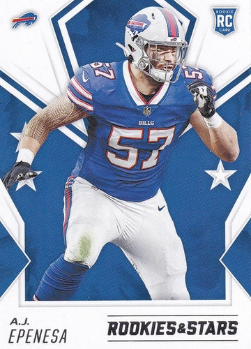 #151 A.J. Epenesa - Buffalo Bills - 2020 Panini Rookies & Stars Football