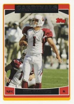 #151 Neil Rackers - Arizona Cardinals - 2006 Topps Football