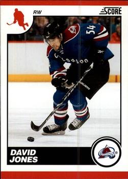 #151 David Jones - Colorado Avalanche - 2010-11 Score Hockey