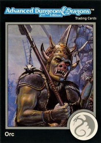 #151 Orc - 1991 TSR Advanced Dungeons & Dragons - Silver