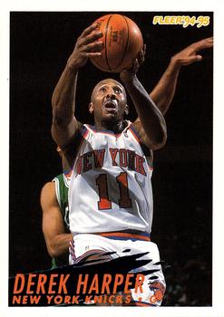 #151 Derek Harper - New York Knicks - 1994-95 Fleer Basketball