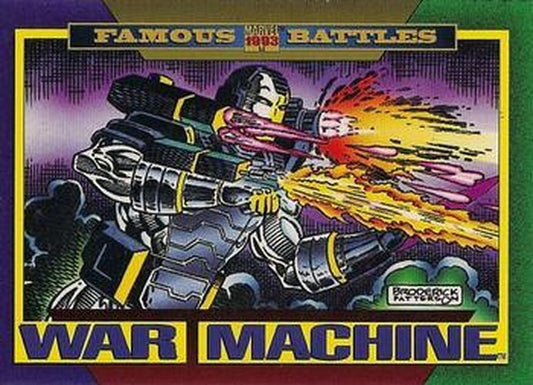 #151 War Machine / Iron Man - 1993 SkyBox Marvel Universe