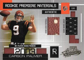 #151 Carson Palmer - Cincinnati Bengals - 2003 Playoff Absolute Memorabilia Football