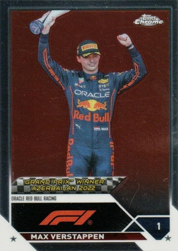 #151 Max Verstappen - Oracle Red Bull Racing - 2023 Topps Chrome Formula 1 Racing