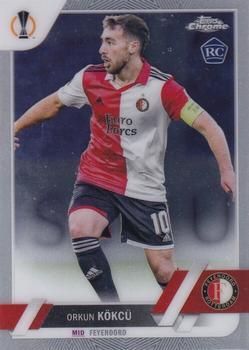 #151 Orkun Kökcü - Feyenoord - 2022-23 Topps Chrome UEFA Club Competitions Soccer