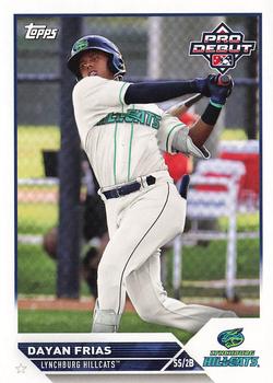 #PD-151 Dayan Frias - Lynchburg Hillcats - 2023 Topps Pro Debut Baseball