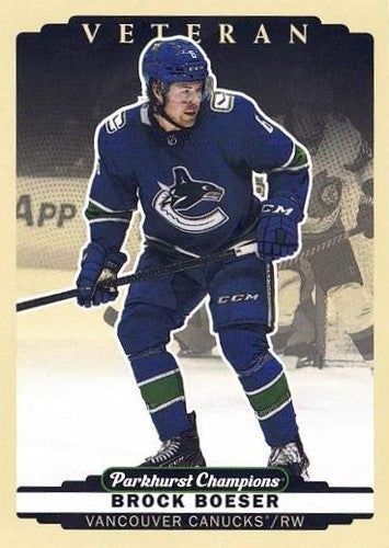 #151 Brock Boeser - Vancouver Canucks - 2022-23 Parkhurst Champions Hockey
