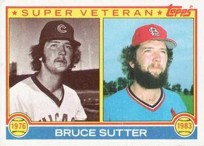 #151 Bruce Sutter - Chicago Cubs / St. Louis Cardinals - 1983 Topps Baseball