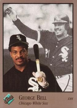 #151 George Bell - Chicago White Sox - 1992 Studio Baseball