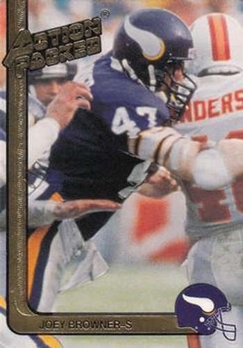 #151 Joey Browner - Minnesota Vikings - 1991 Action Packed Football