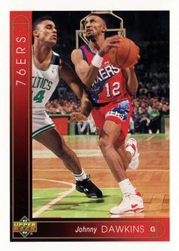 #151 Johnny Dawkins - Philadelphia 76ers - 1993-94 Upper Deck Basketball