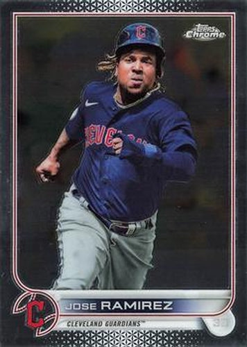 #151 Jose Ramirez - Cleveland Guardians - 2022 Topps Chrome Baseball