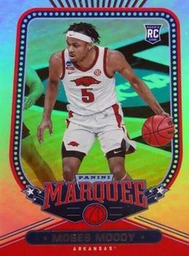 #151 Moses Moody - Arkansas Razorbacks - 2021 Panini Chronicles Draft Picks Basketball