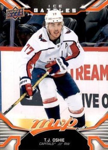 #151 T.J. Oshie - Washington Capitals - 2022-23 Upper Deck MVP - Ice Battles Hockey
