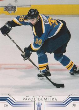 #151 Pavol Demitra - St. Louis Blues - 2001-02 Upper Deck Hockey