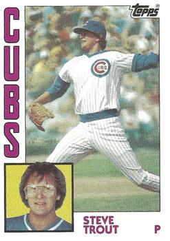 #151 Steve Trout - Chicago Cubs - 1984 Topps Baseball