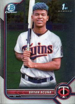 #BCP-151 Bryan Acuña FBC - Minnesota Twins - 2022 Bowman - Chrome Prospects Baseball