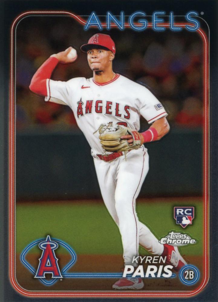 #151 Kyren Paris - Los Angeles Angels - 2024 Topps Chrome Baseball