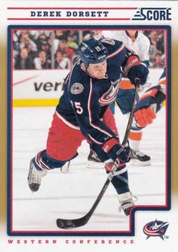 #151 Derek Dorsett - Columbus Blue Jackets - 2012-13 Score - Gold Rush Hockey
