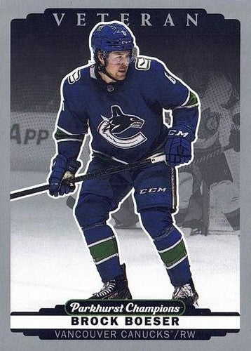 #151 Brock Boeser - Vancouver Canucks - 2022-23 Parkhurst Champions - Silver Hockey