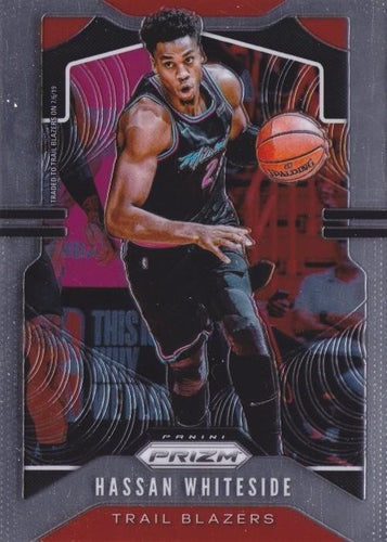 #151 Hassan Whiteside - Portland Trail Blazers - 2019-20 Panini Prizm Basketball