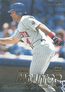 #151 Paul Molitor - Minnesota Twins - 1997 Fleer Baseball