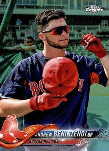 #151b Andrew Benintendi - Boston Red Sox - 2018 Topps Chrome Baseball
