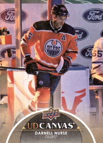 #C152 Darnell Nurse - Edmonton Oilers - 2021-22 Upper Deck - UD Canvas Hockey