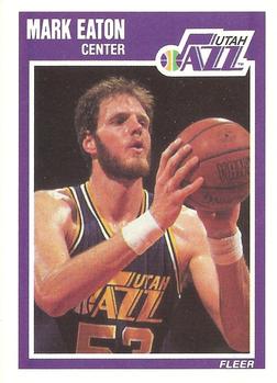 #152 Mark Eaton - Utah Jazz - 1989-90 Fleer Basketball