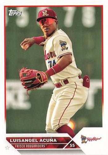#PD-152 Luisangel Acuña - Frisco Roughriders - 2023 Topps Pro Debut Baseball