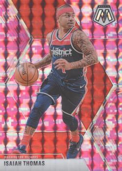 #152 Isaiah Thomas - Washington Wizards - 2019-20 Panini Mosaic - Camo Pink Basketball