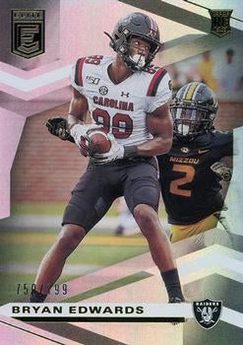 #152 Bryan Edwards - Las Vegas Raiders - 2020 Donruss Elite Football