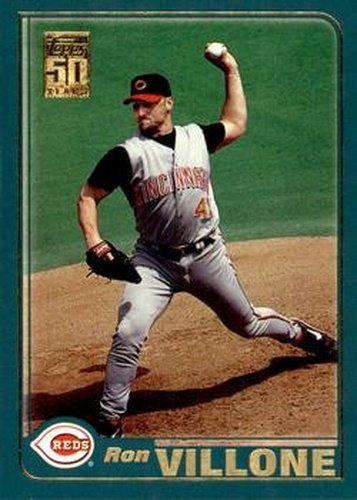 #152 Ron Villone - Cincinnati Reds - 2001 Topps Baseball